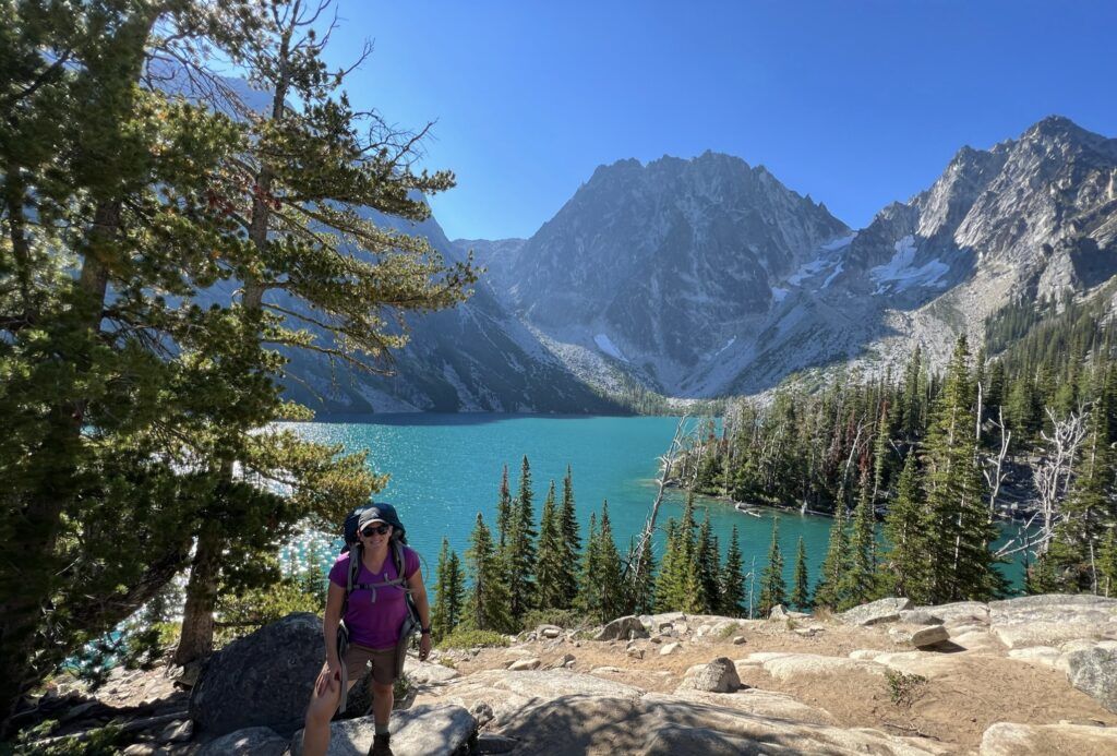 Me in front of Colchuck Lake (The Enchantments)